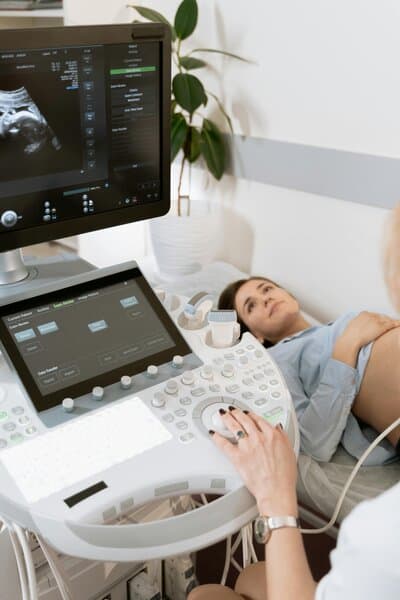 Women's Health healthcare solution preview showing patient interface and key features